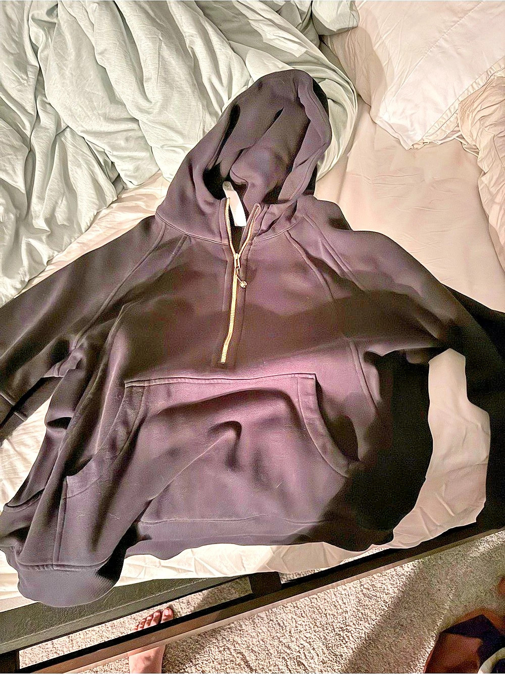 lululemon Scuba Oversized Half-Zip Hoodie Black XL